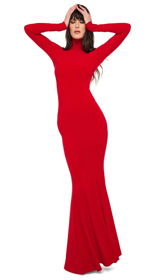 Vestito rosso Norma Kamali
