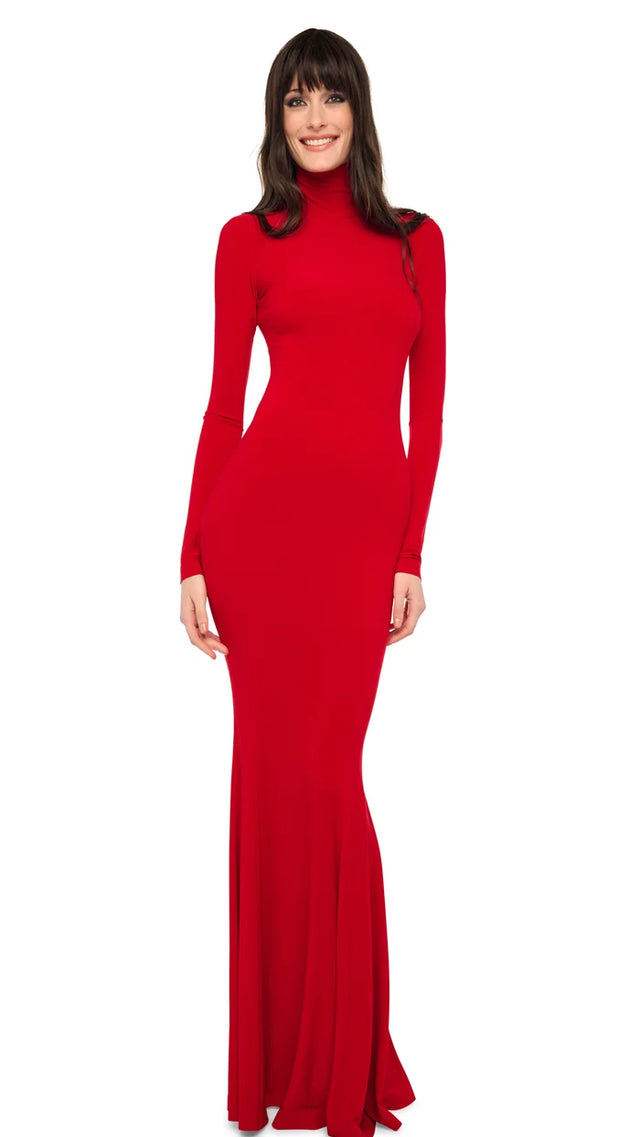 Vestito rosso Norma Kamali