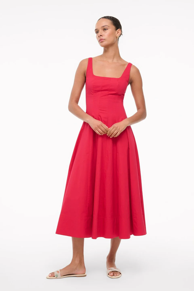 Vestito rosso Staud