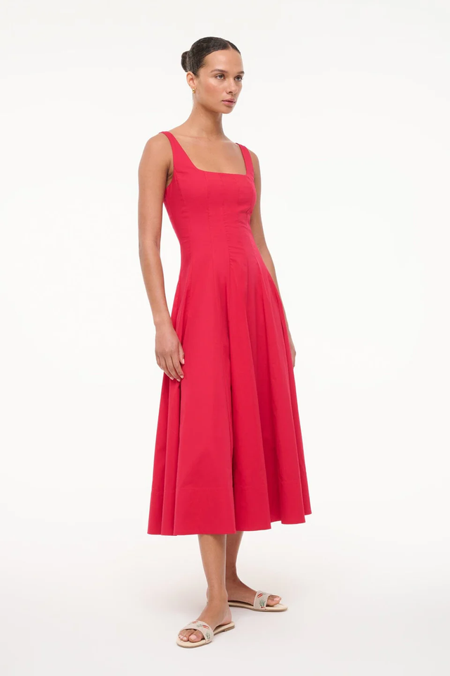 Vestito rosso Staud