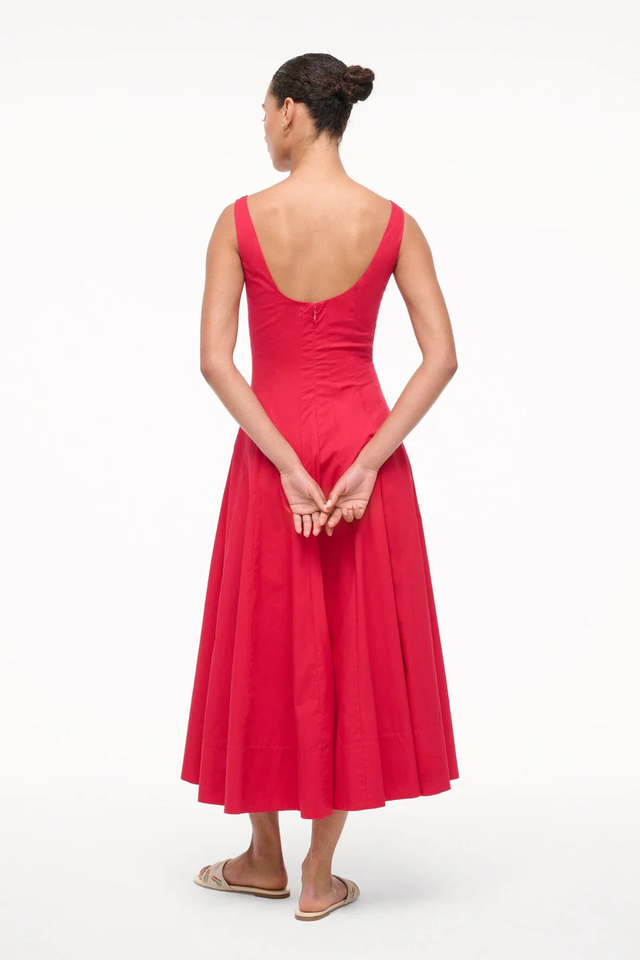 Vestito rosso Staud