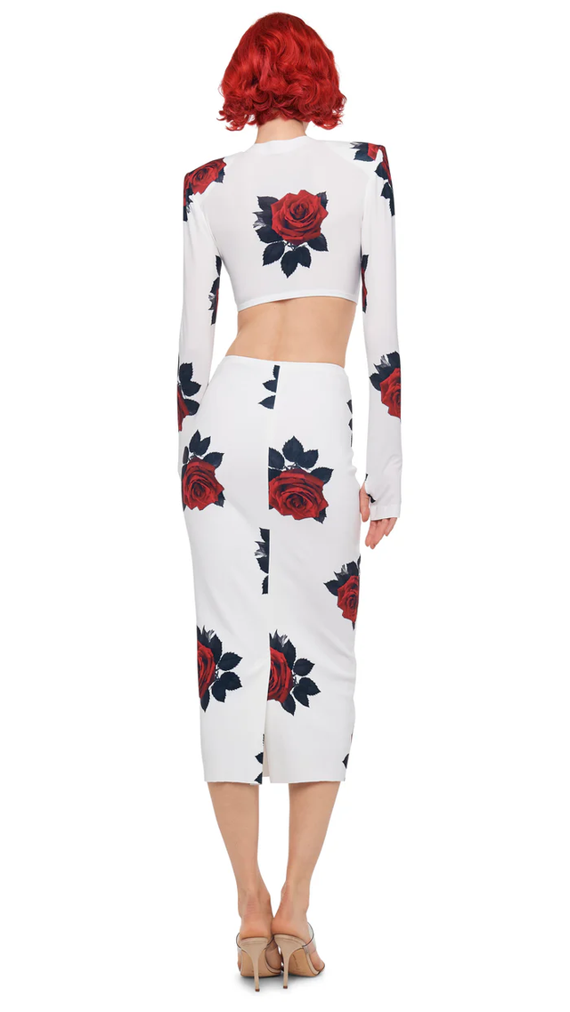 Top bianco Norma Kamali