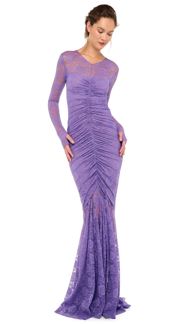 Vestito lavanda Norma Kamali