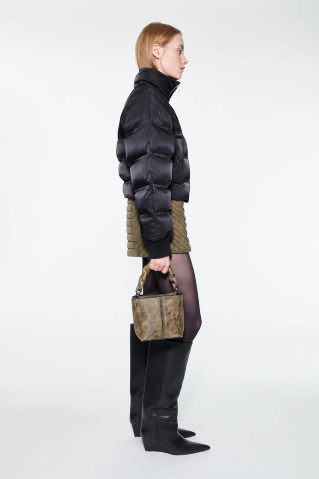 Giubbino nero Stand Studio