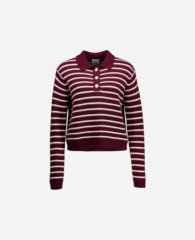 Polo bordeaux Allude
