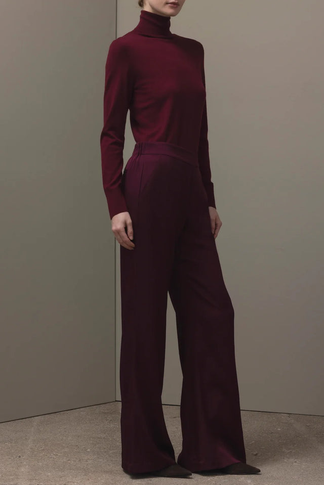 Pantaloni bordeaux Allude