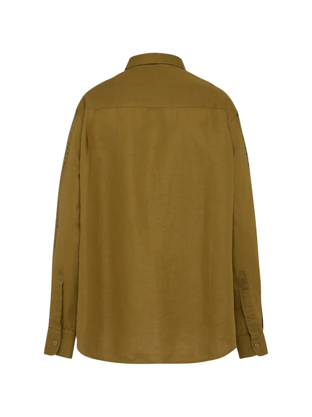 Camicia khaki Tela