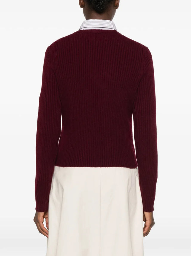 Cardigan bordeaux Allude