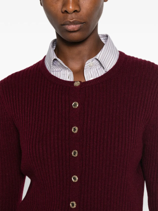 Cardigan bordeaux Allude