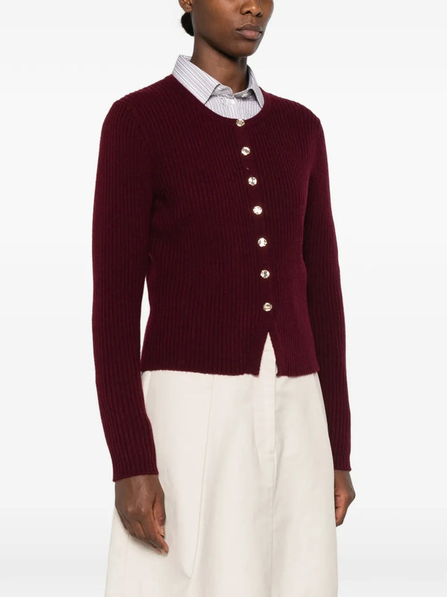 Cardigan bordeaux Allude