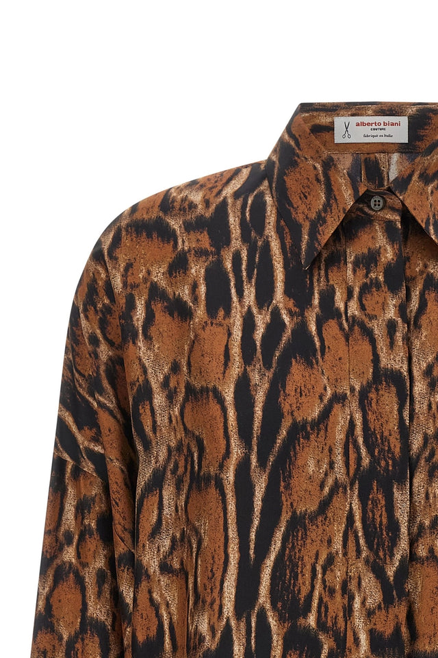 Camicia animalier Alberto Biani