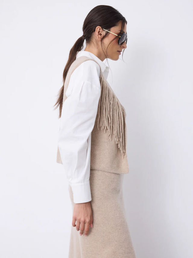 Gilet beige Not Shy