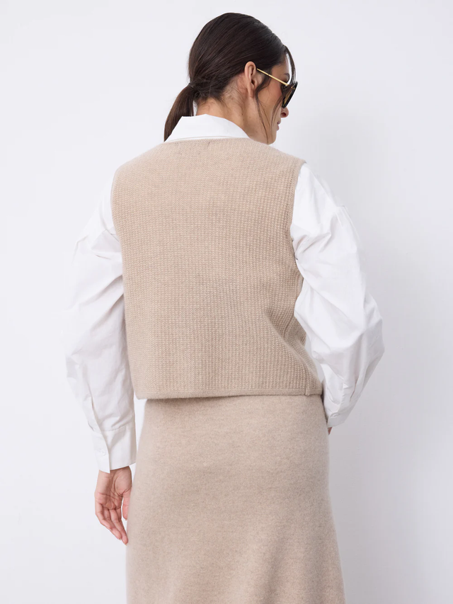 Gilet beige Not Shy