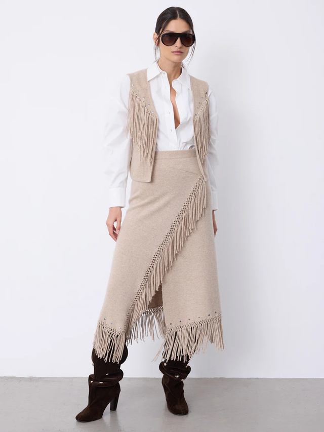 Gilet beige Not Shy