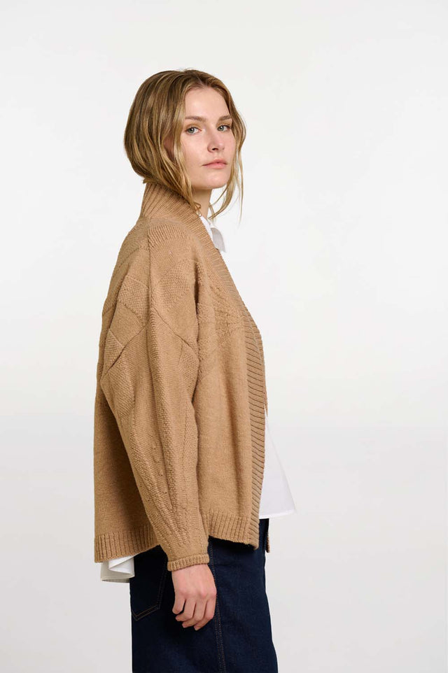 Cardigan cammello Sita Murt