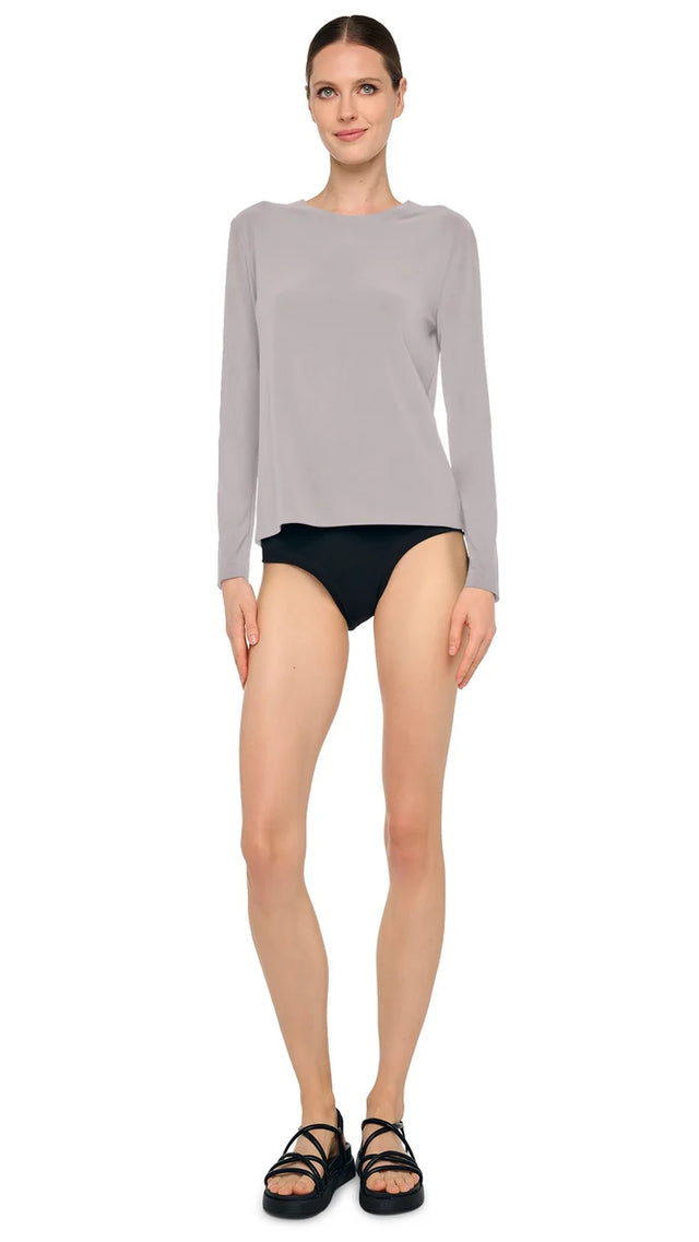 T-Shirt grigia Norma Kamali