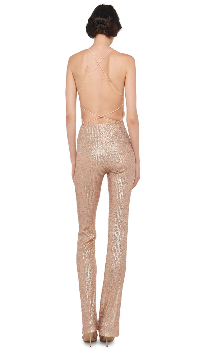 Pantaloni rosa Norma Kamali