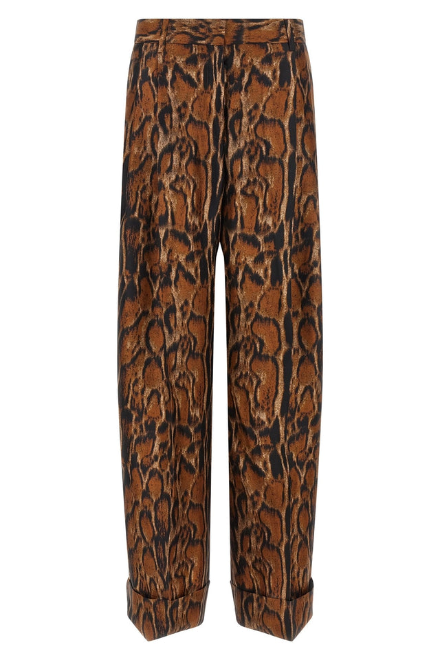 Pantaloni animalier Alberto Biani
