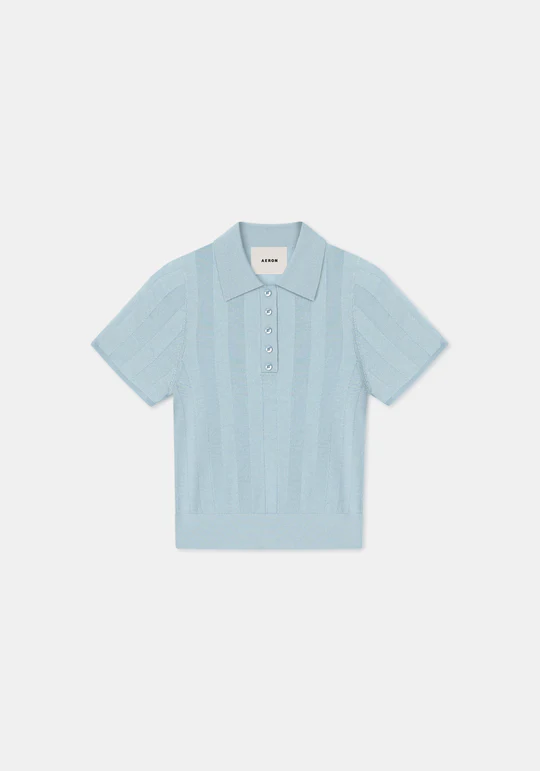 Polo azzurra Aeron