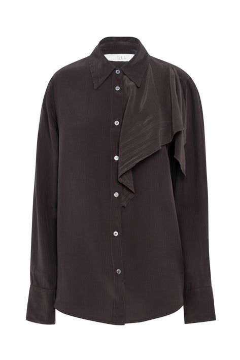 Camicia cioccolato Tela