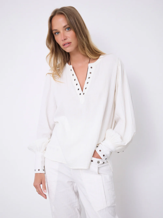 Blusa bianca Not Shy