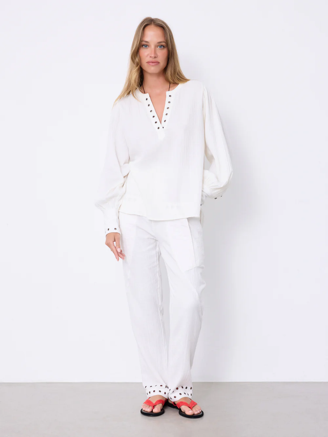 Blusa bianca Not Shy