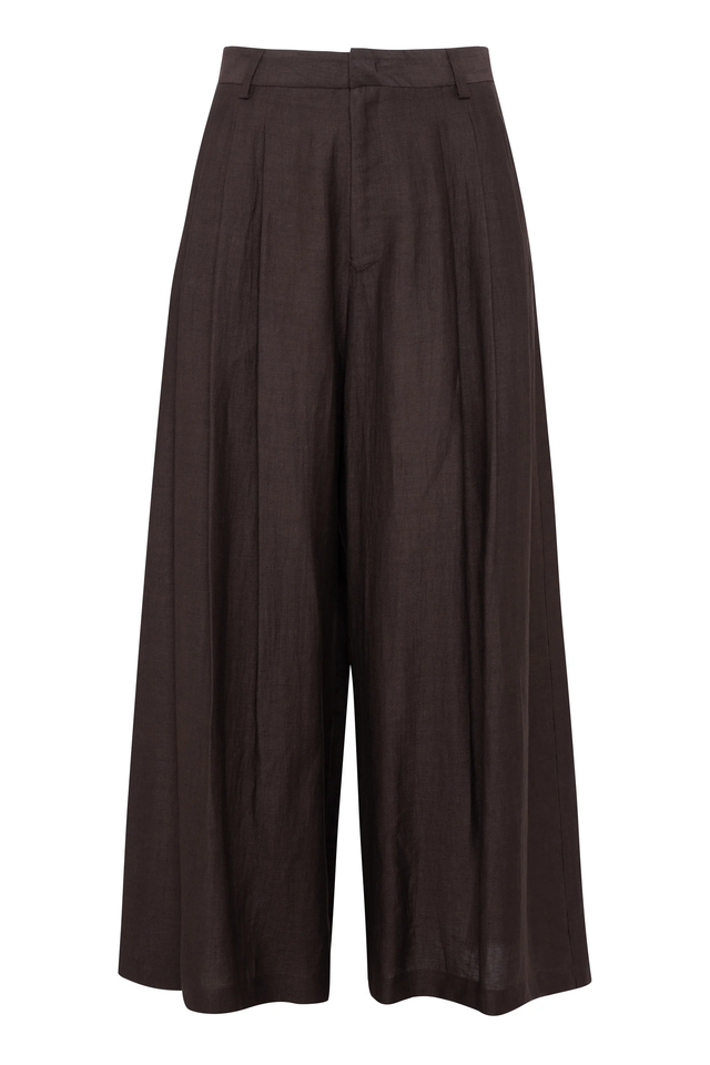 Pantaloni cioccolato Tela