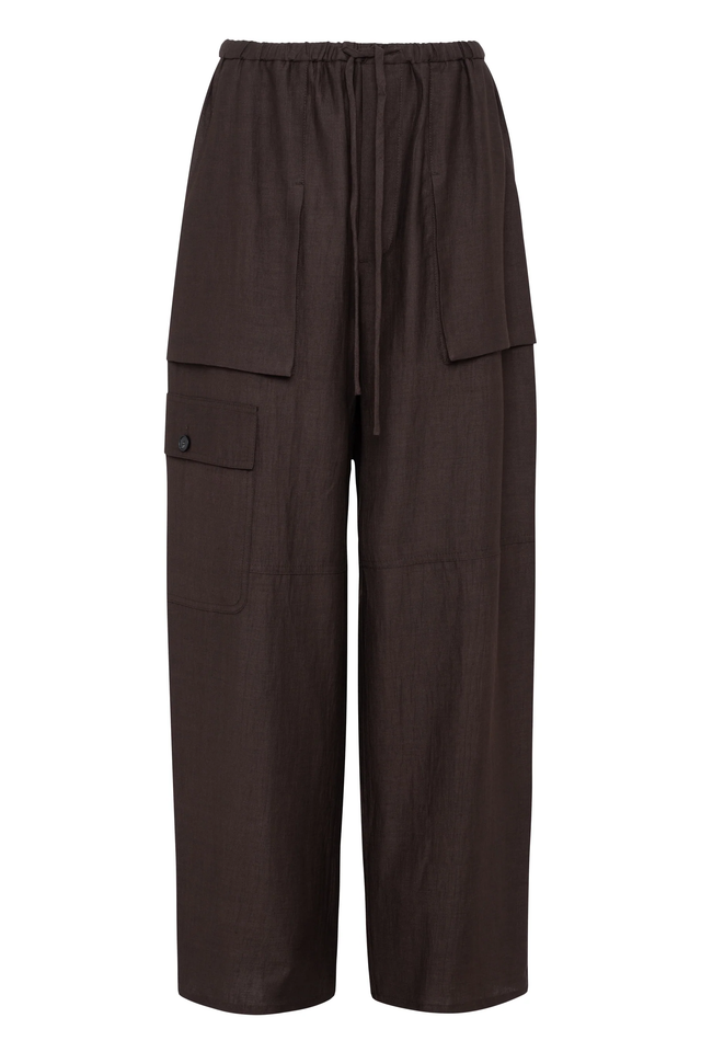 Pantaloni cioccolato Tela