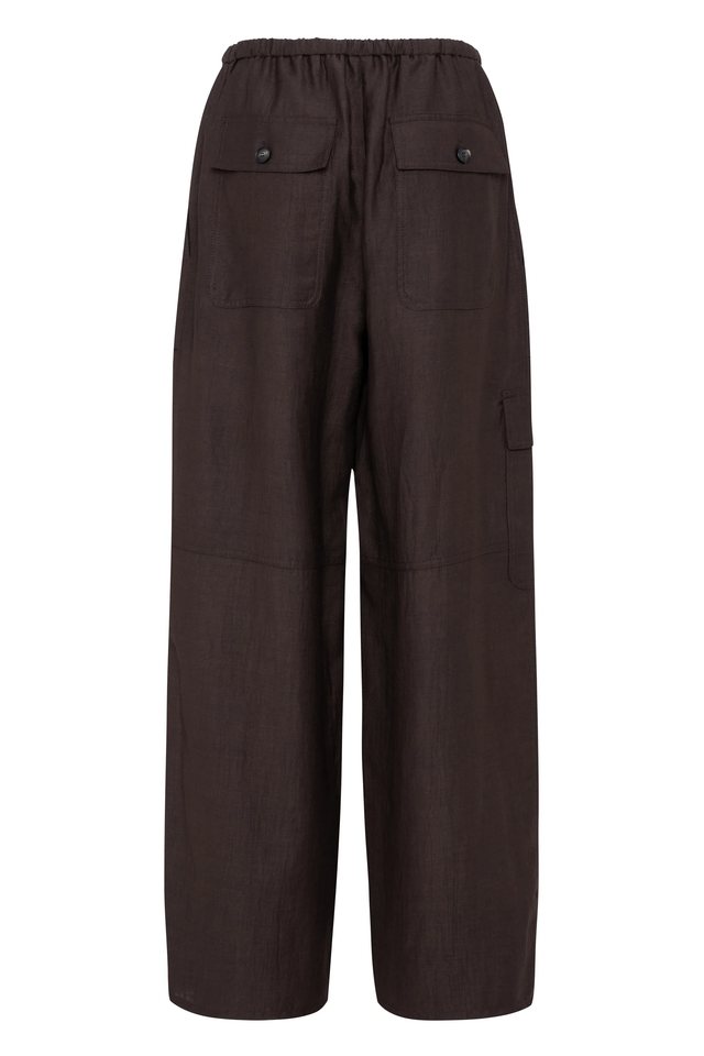 Pantaloni cioccolato Tela
