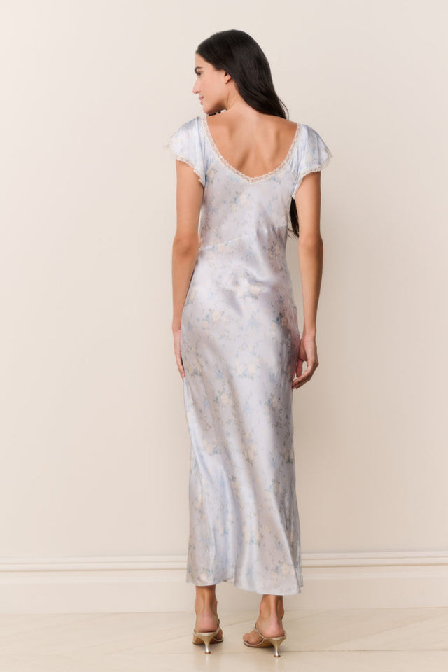 Vestito azzurro LoveShackFancy