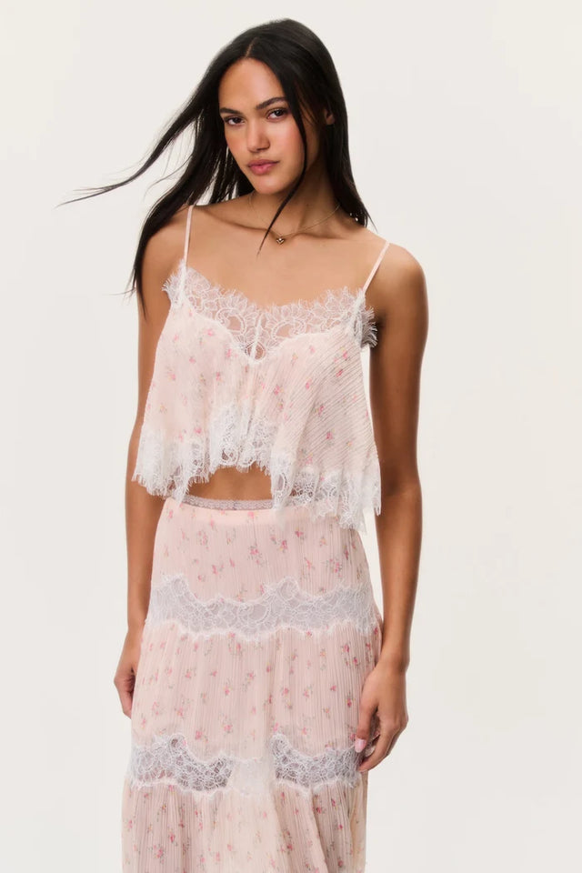 Top rosa Love Shack Fancy