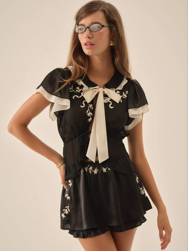 Top nero For Love & Lemons