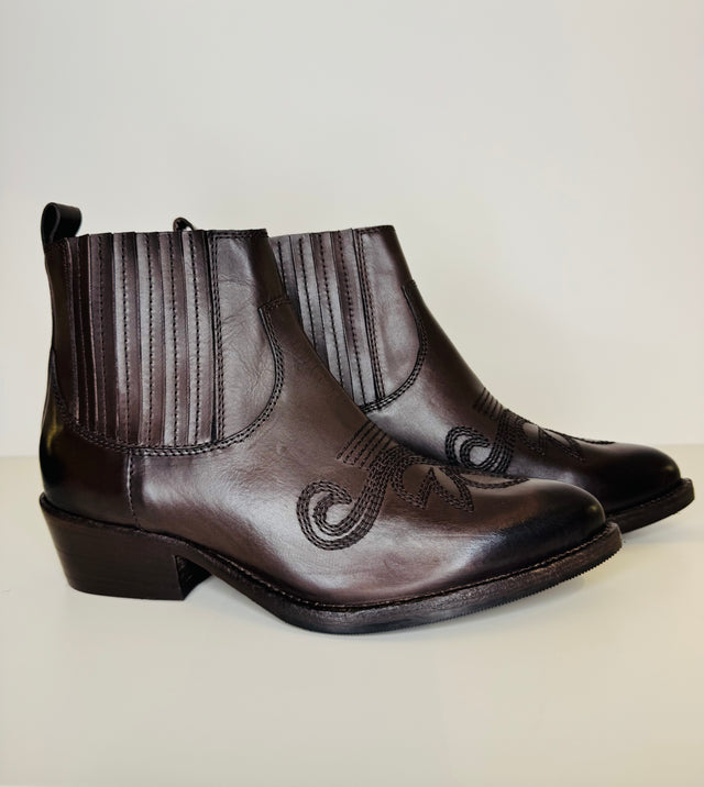 Stivaletti moro Duccio Del Duca