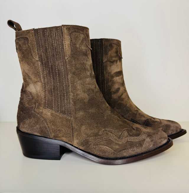 Stivaletti marroni Duccio Del Duca