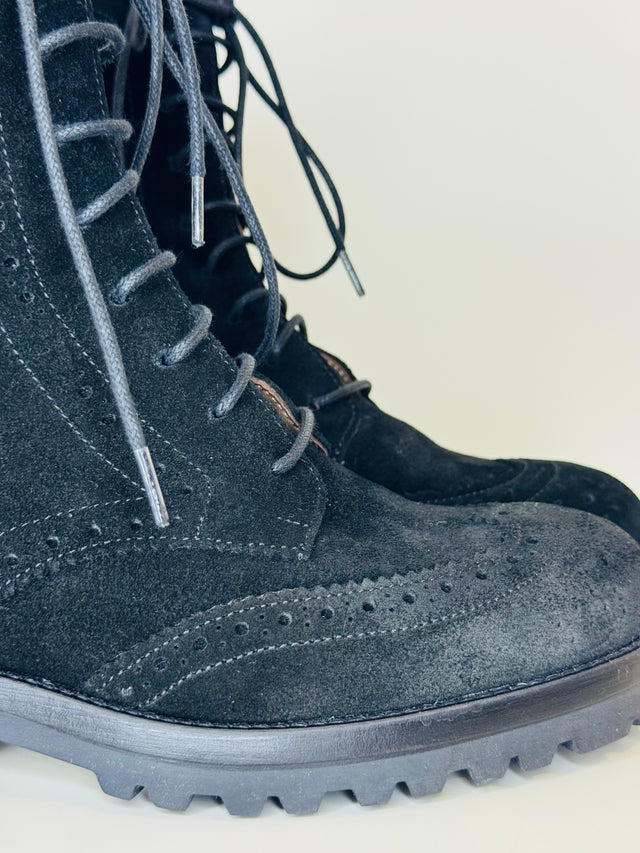 Stivaletti neri Duccio Del Duca