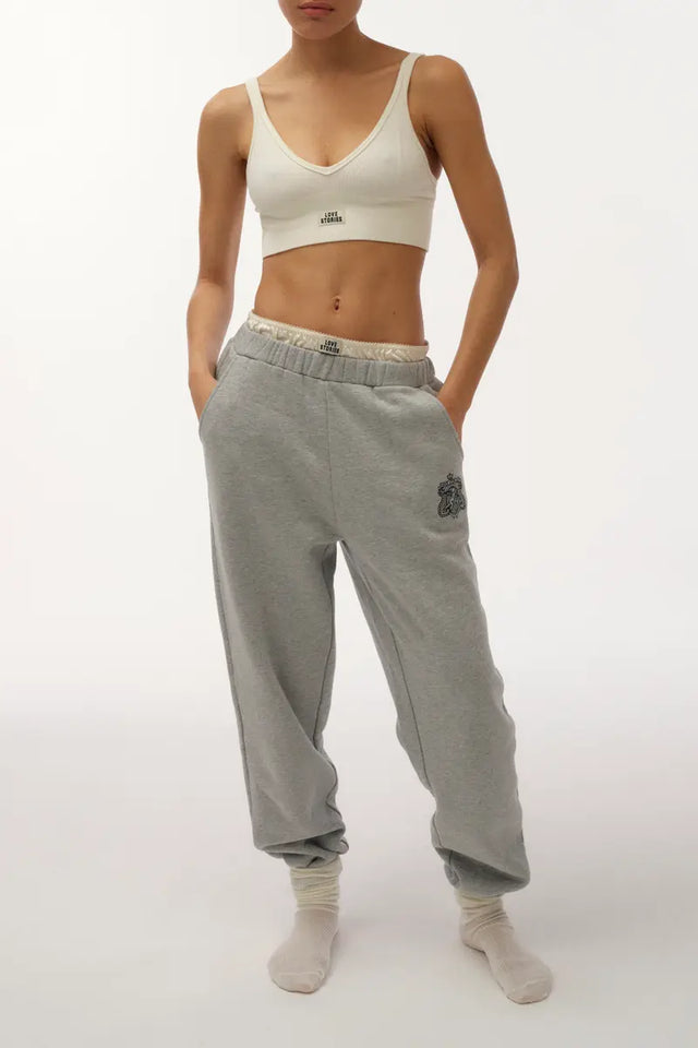 Pantaloni grigi Love Stories