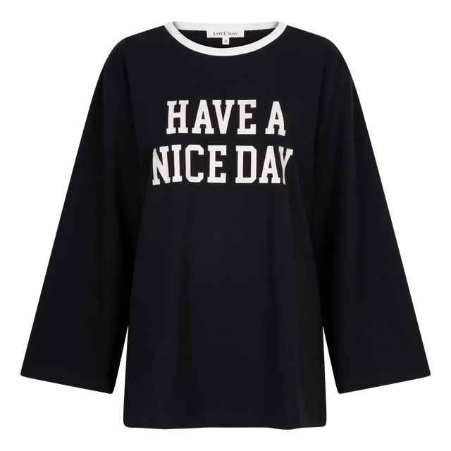 T-Shirt nera Love Stories