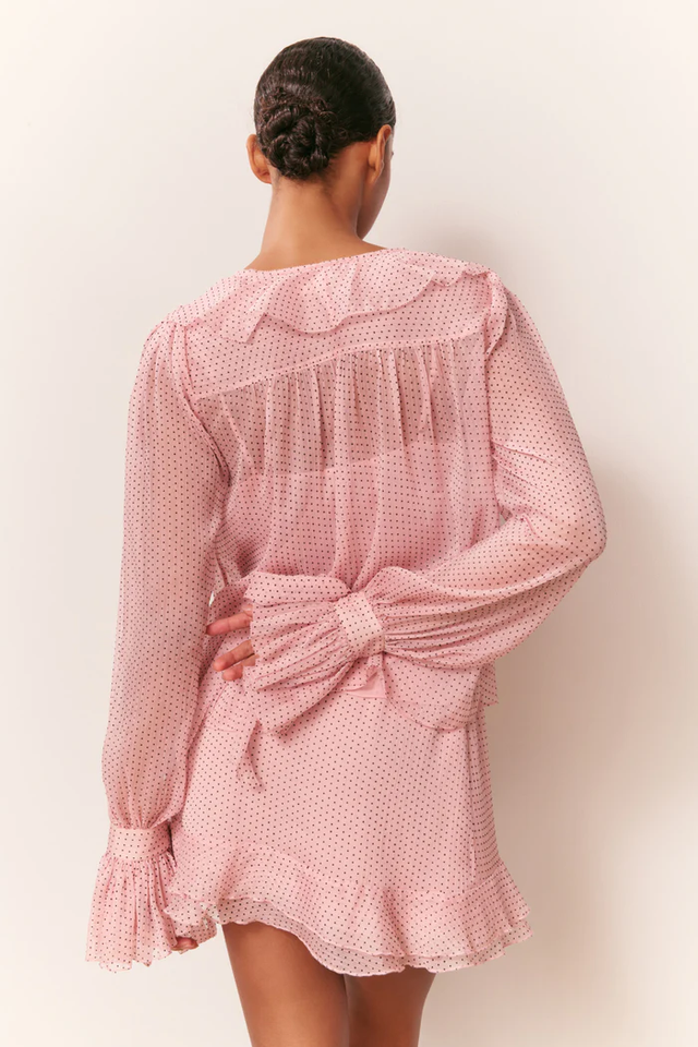 Camicia rosa LoveShackFancy