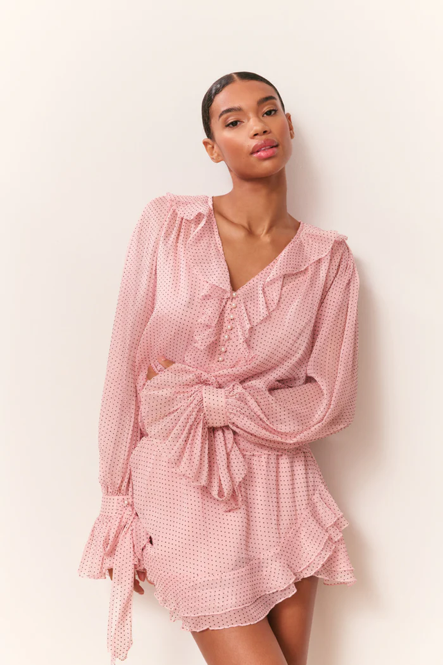 Camicia rosa LoveShackFancy