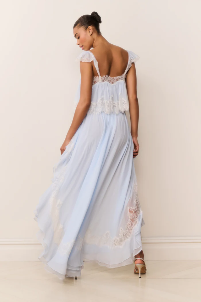 Gonna azzurra LoveShackFancy