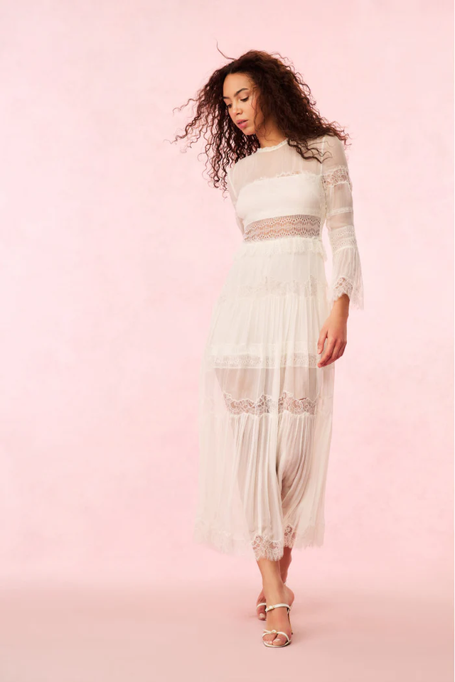 Vestito avorio LoveShackFancy