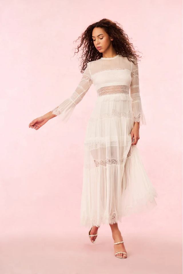 Vestito avorio LoveShackFancy