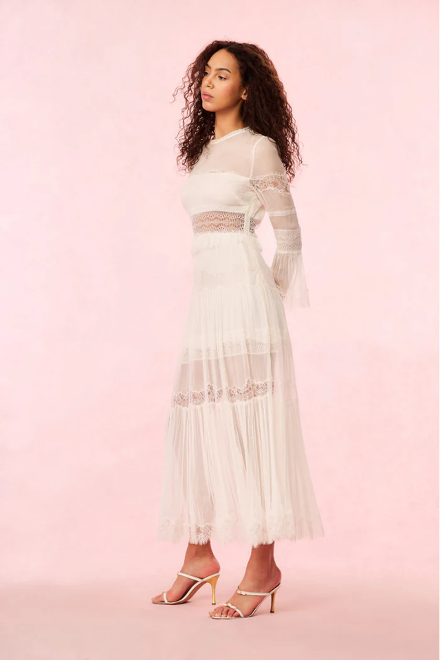 Vestito avorio LoveShackFancy