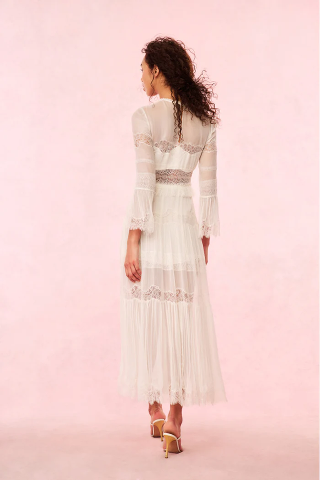 Vestito avorio LoveShackFancy