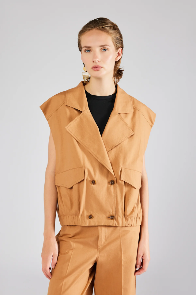 Gilet coccio Erika Cavallini