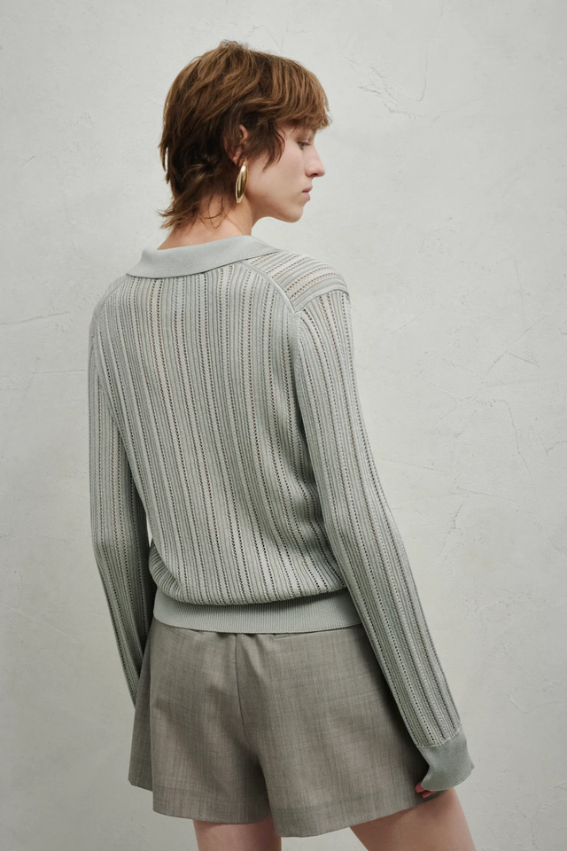 Polo verde Erika Cavallini