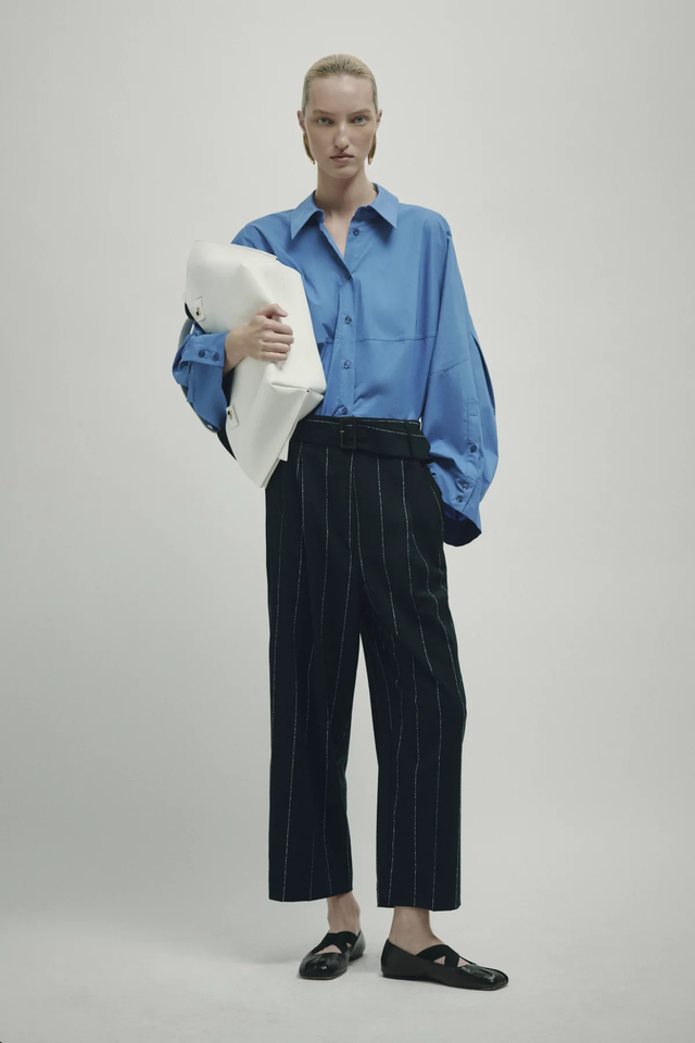 Camicia azzurra Erika Cavallini