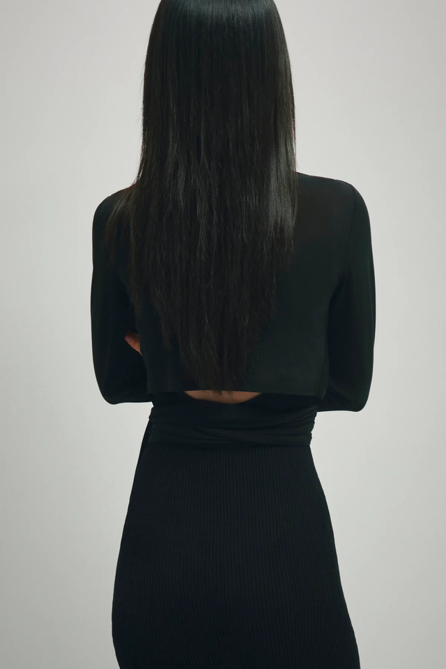 Top nero Erika Cavallini