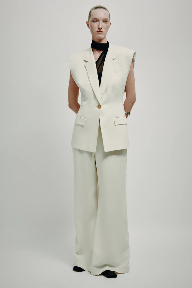 Gilet avorio Erika Cavallini