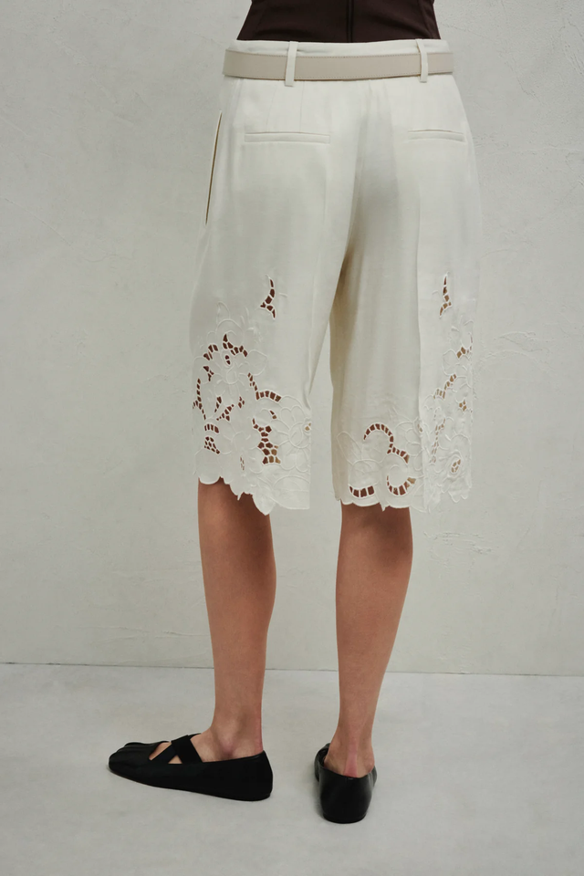 Bermuda avorio Erika Cavallini